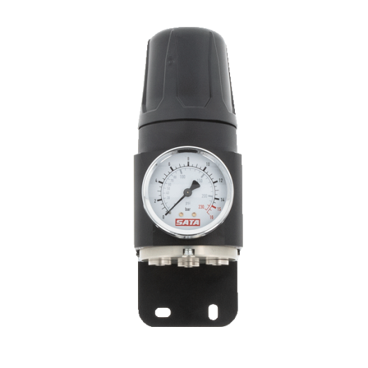 SATA Druckminderer 520 mit Manometer 0-10 bar (0-145 psi), Abgang G 1/2 Innengewinde