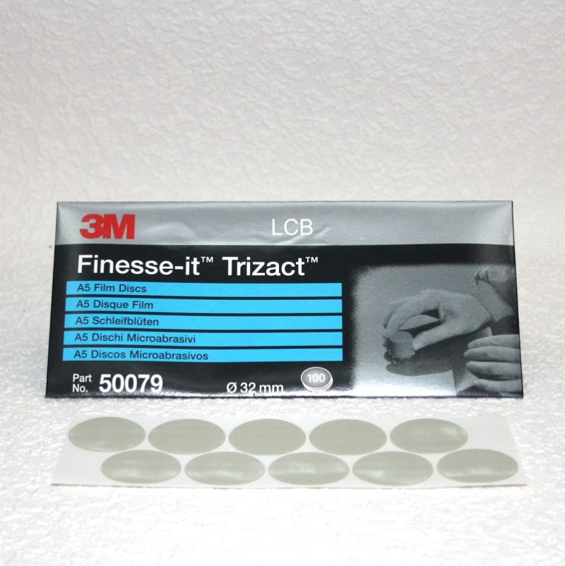 3M Finesse-it Trizact 466 LA Film Schleifblüten 32mm - 10 Stück auf Bogen