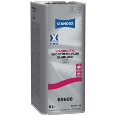AKTION 5+1 ! Standox Standocryl VOC-Xtreme-Plus-Klarlack K9600 - 5 x 5,0 Liter + 5,0 Liter GRATIS !
