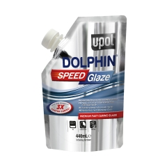 U-POL DOLPHIN™ - Speed Glaze Premium schnellhärtender Spachtel inkl. Härter - Spenderbeutel 440 ml